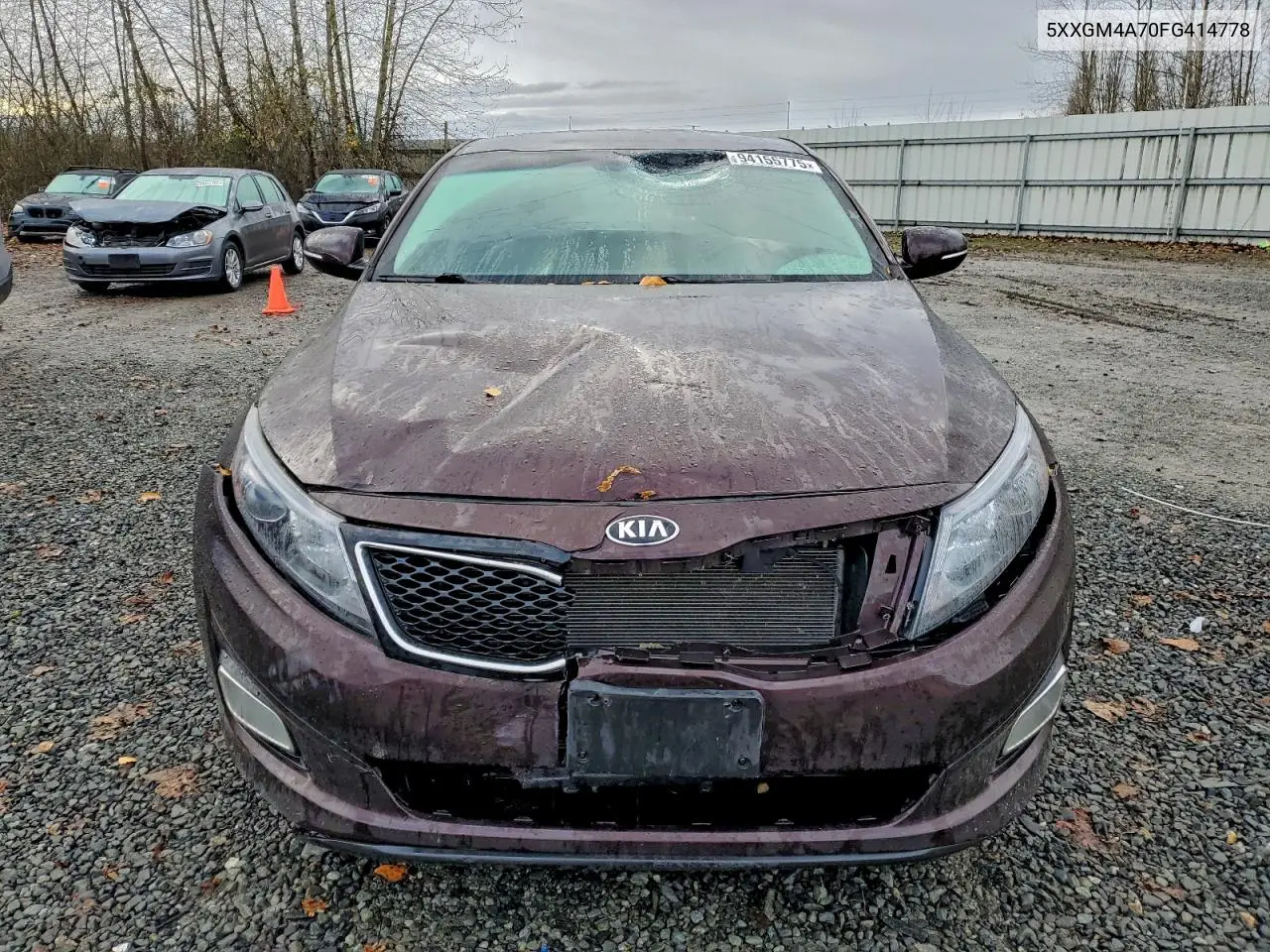 5XXGM4A70FG414778 2015 Kia Optima Lx