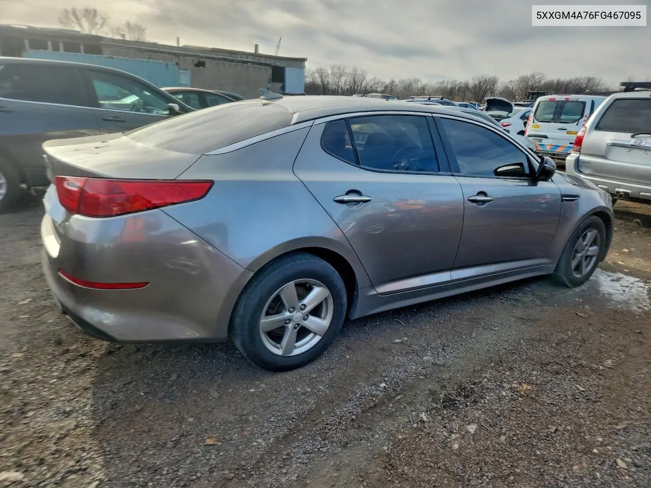 5XXGM4A76FG467095 2015 Kia Optima Lx