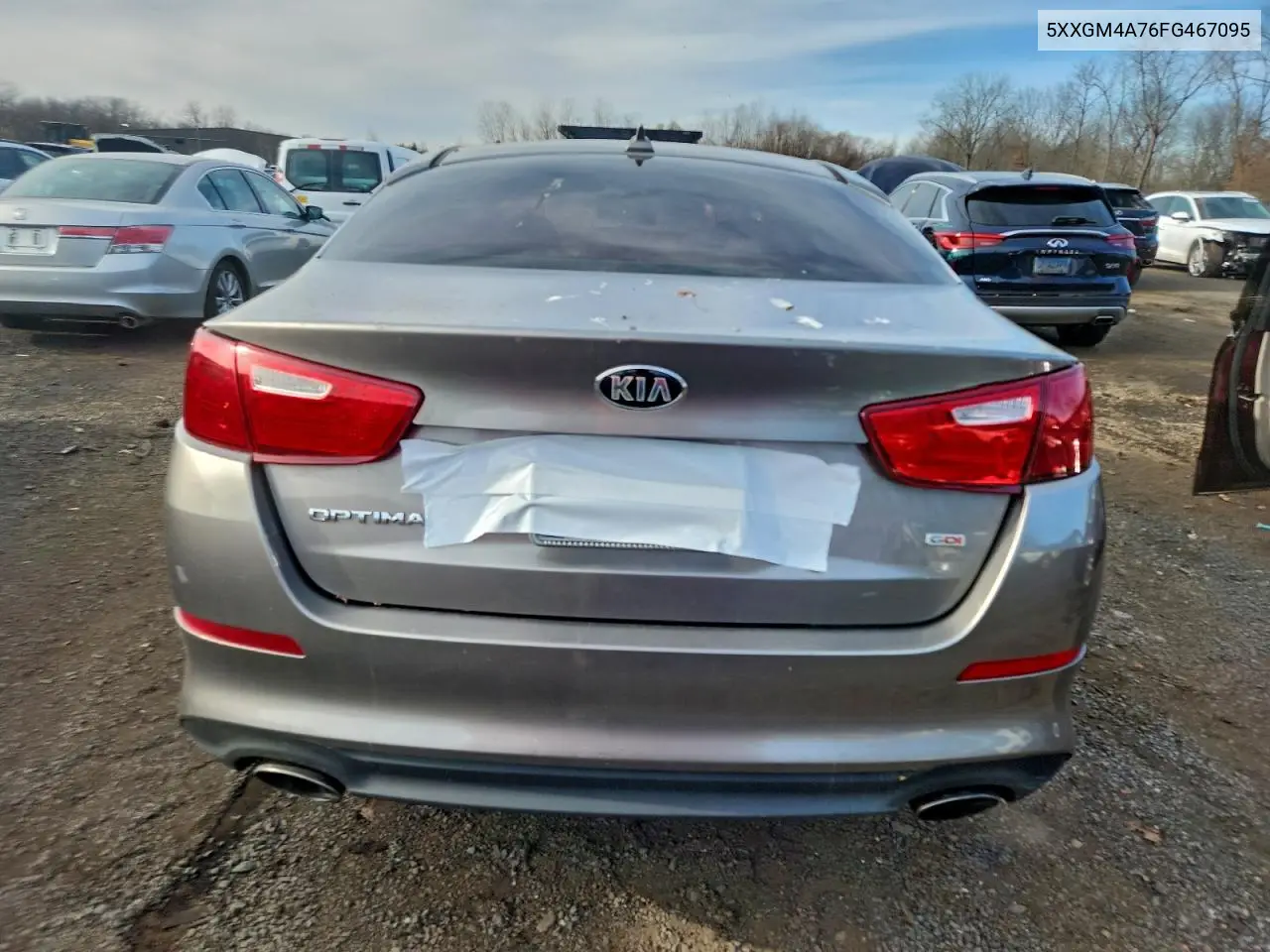 5XXGM4A76FG467095 2015 Kia Optima Lx