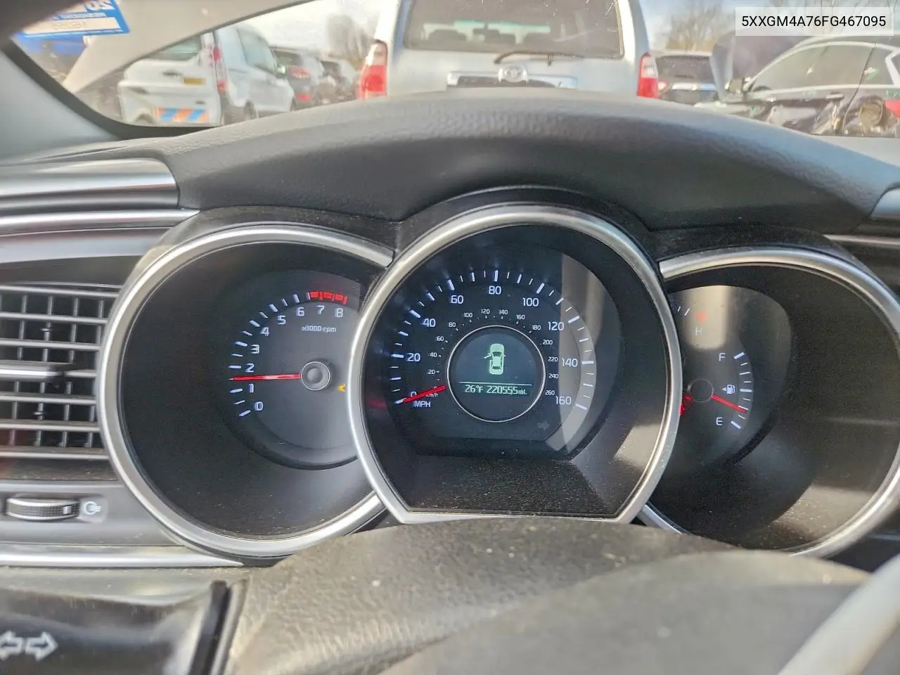 5XXGM4A76FG467095 2015 Kia Optima Lx