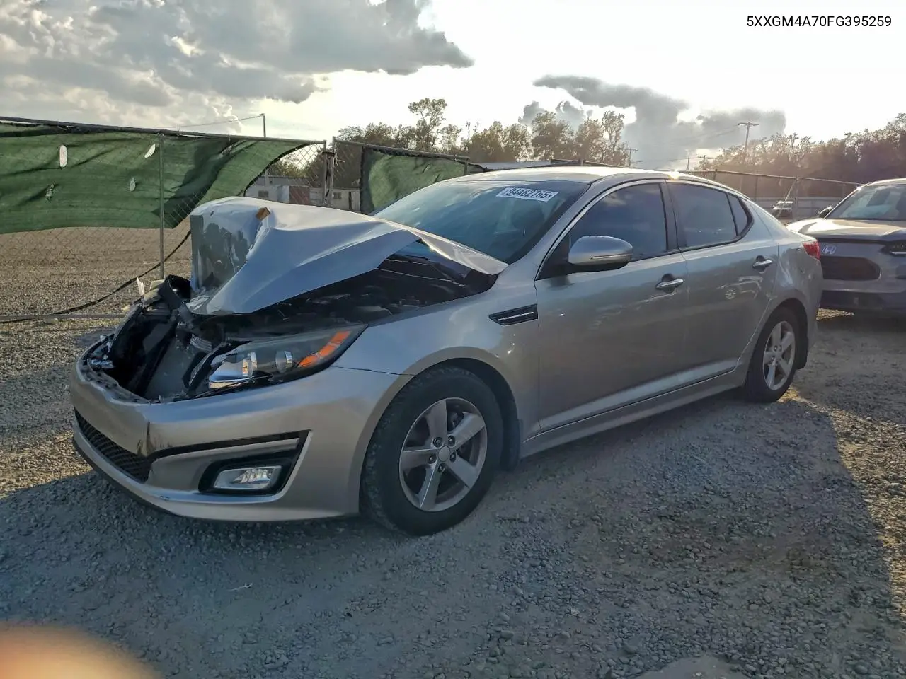 5XXGM4A70FG395259 2015 Kia Optima Lx
