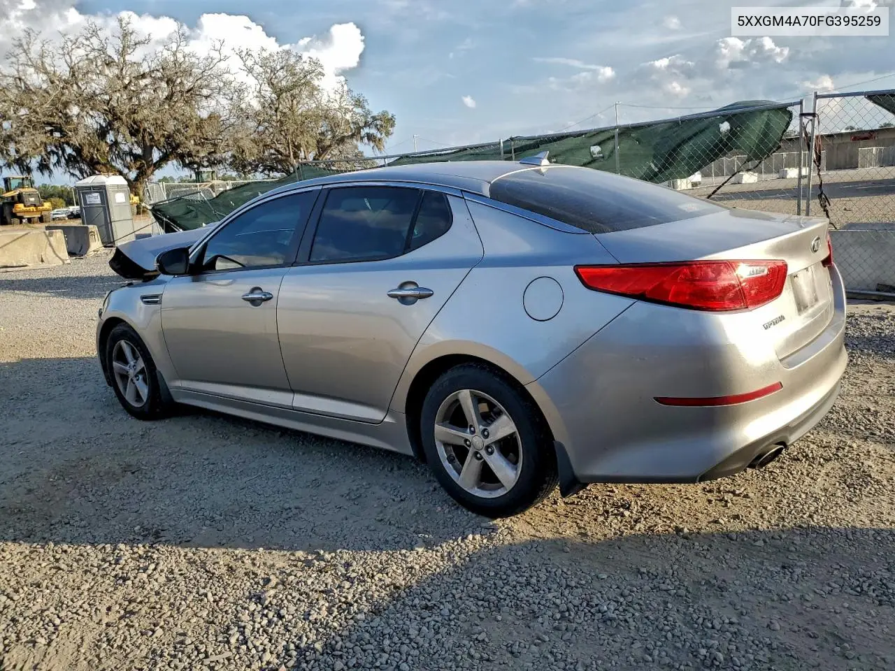 5XXGM4A70FG395259 2015 Kia Optima Lx