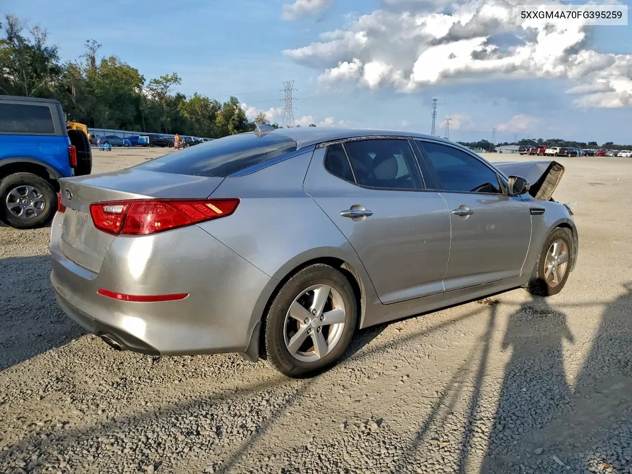 5XXGM4A70FG395259 2015 Kia Optima Lx