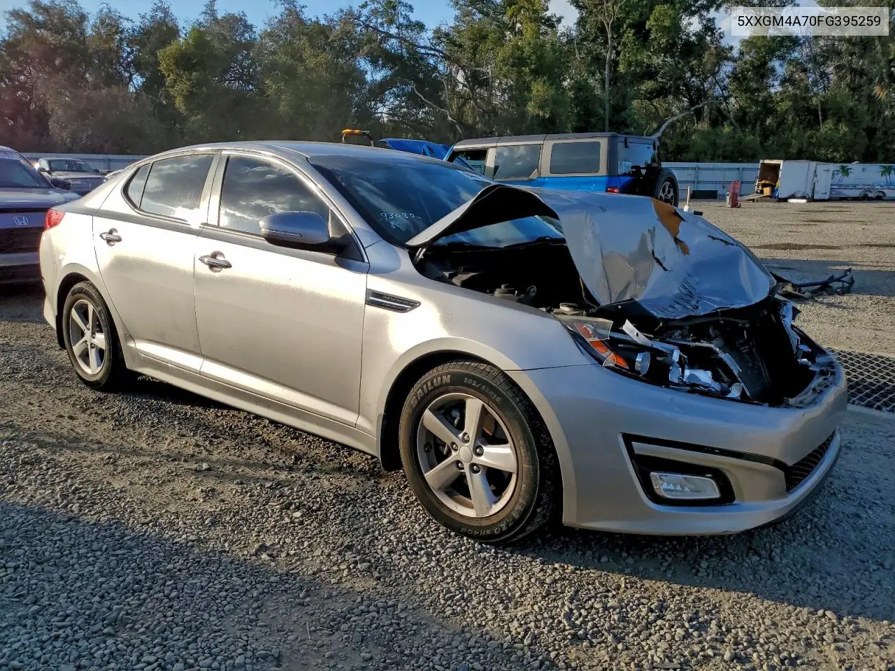 5XXGM4A70FG395259 2015 Kia Optima Lx