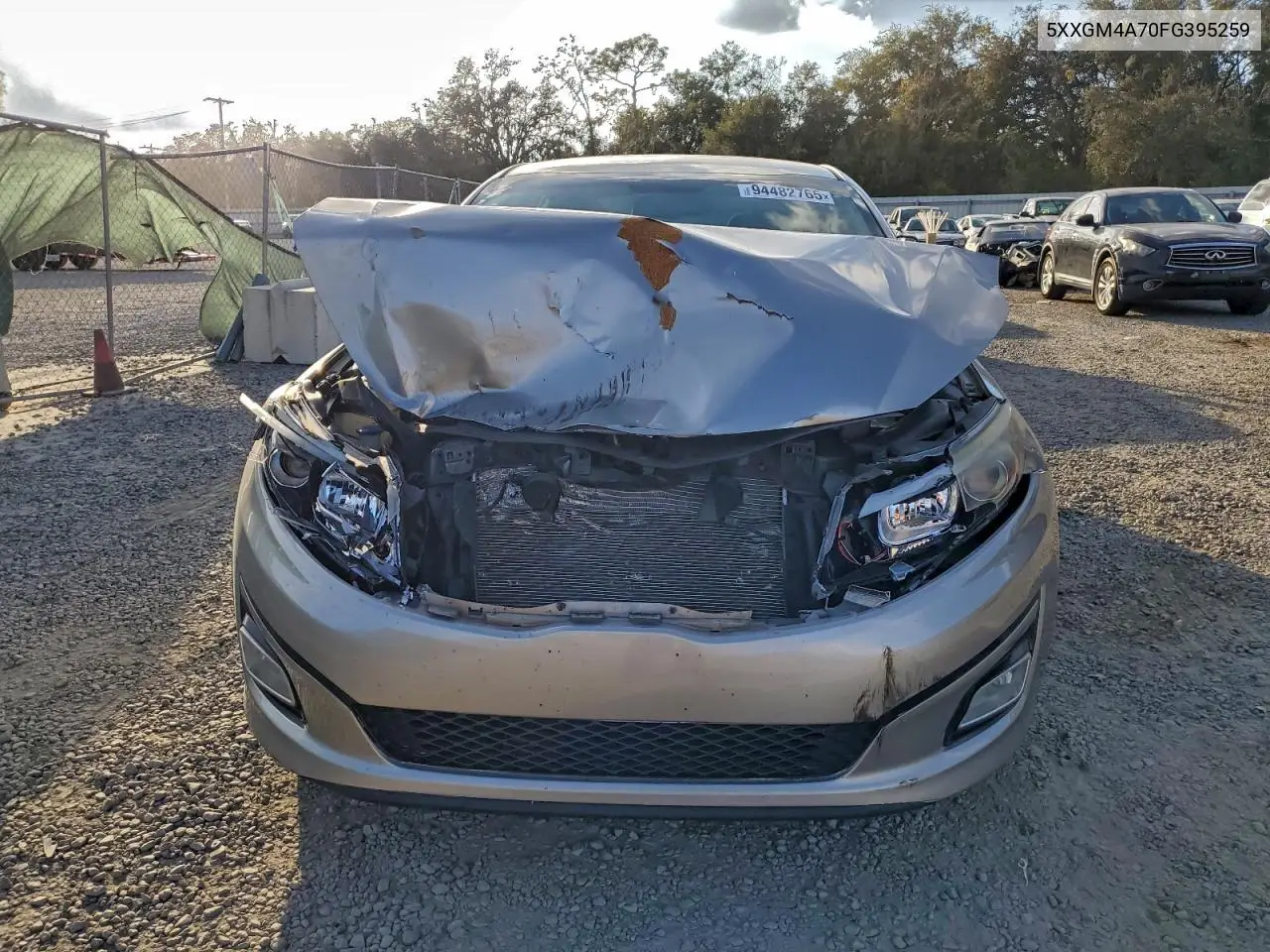 5XXGM4A70FG395259 2015 Kia Optima Lx