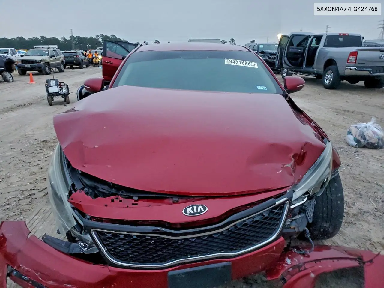 5XXGN4A77FG424768 2015 Kia Optima Ex