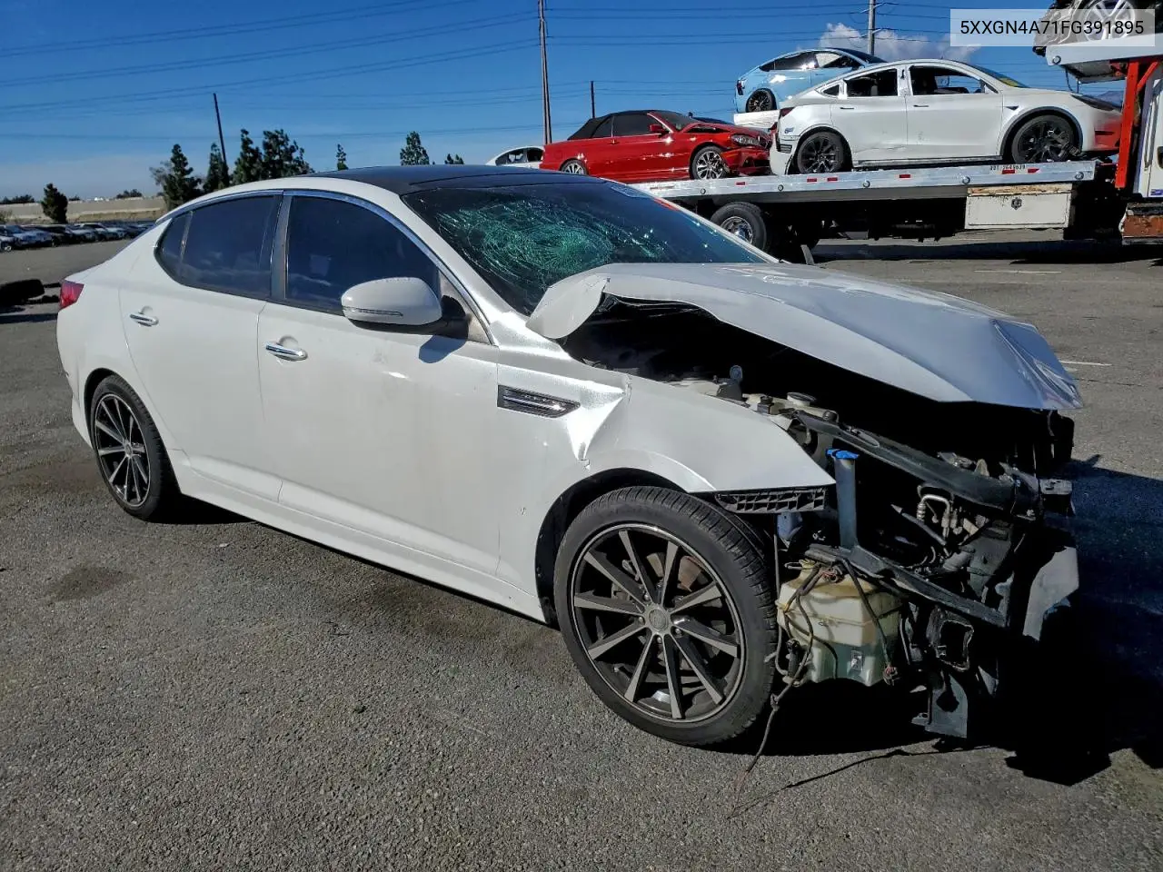 5XXGN4A71FG391895 2015 Kia Optima Ex