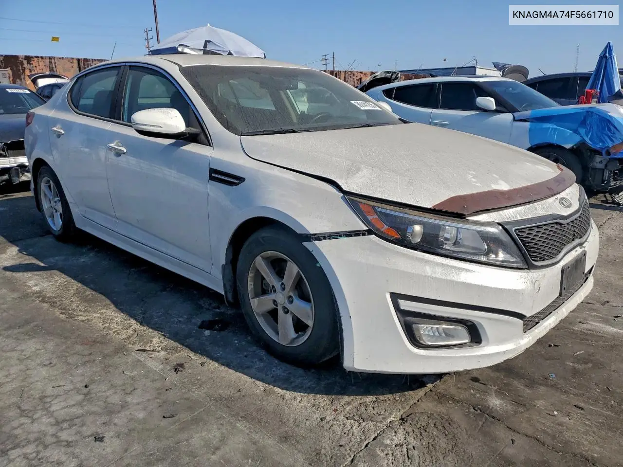 KNAGM4A74F5661710 2015 Kia Optima Lx