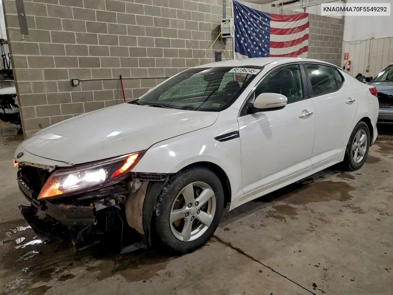 KNAGM4A70F5549292 2015 Kia Optima Lx