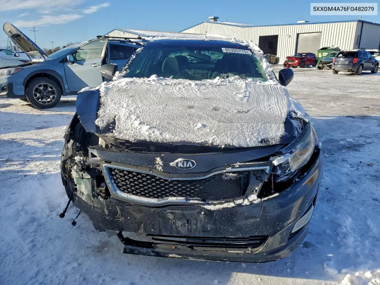 5XXGM4A76FG482079 2015 Kia Optima Lx