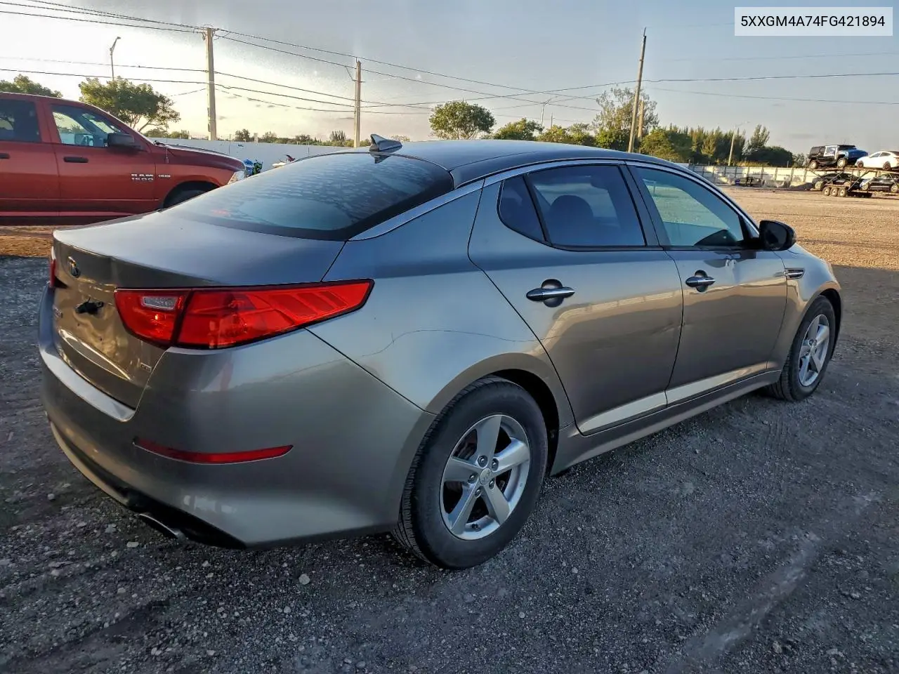 5XXGM4A74FG421894 2015 Kia Optima Lx