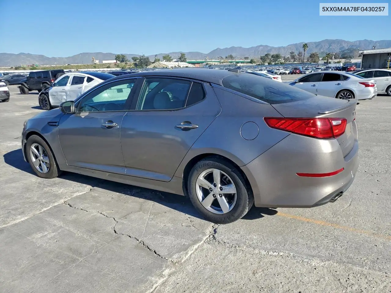 5XXGM4A78FG430257 2015 Kia Optima Lx