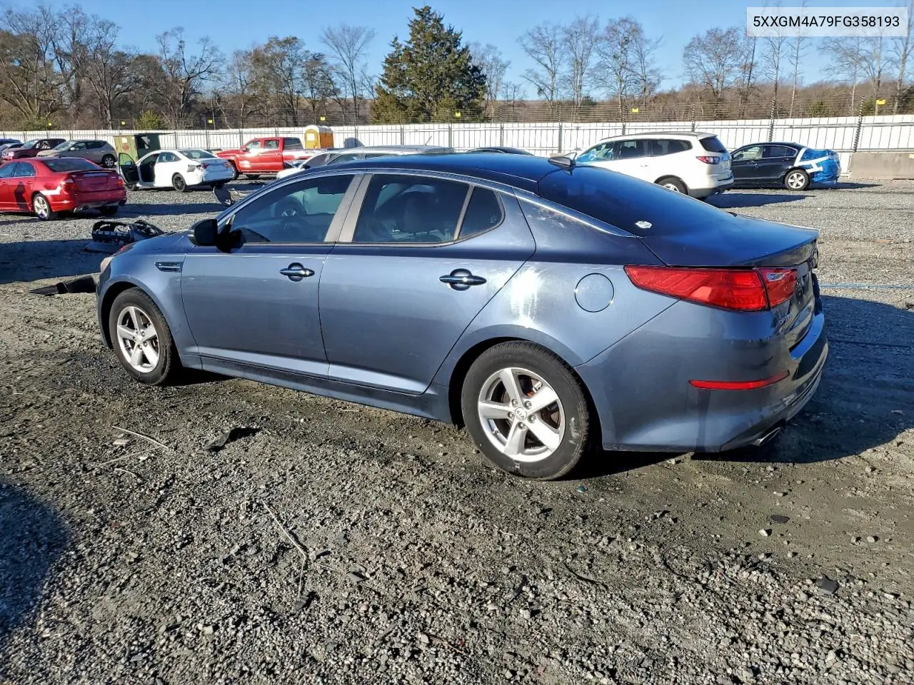 5XXGM4A79FG358193 2015 Kia Optima Lx
