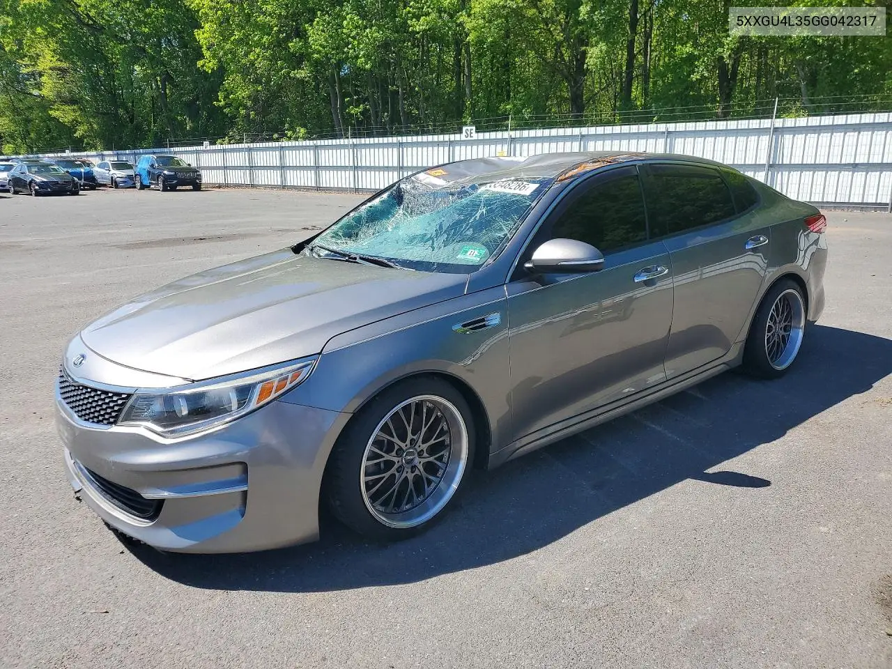 5XXGU4L35GG042317 2016 Kia Optima Ex