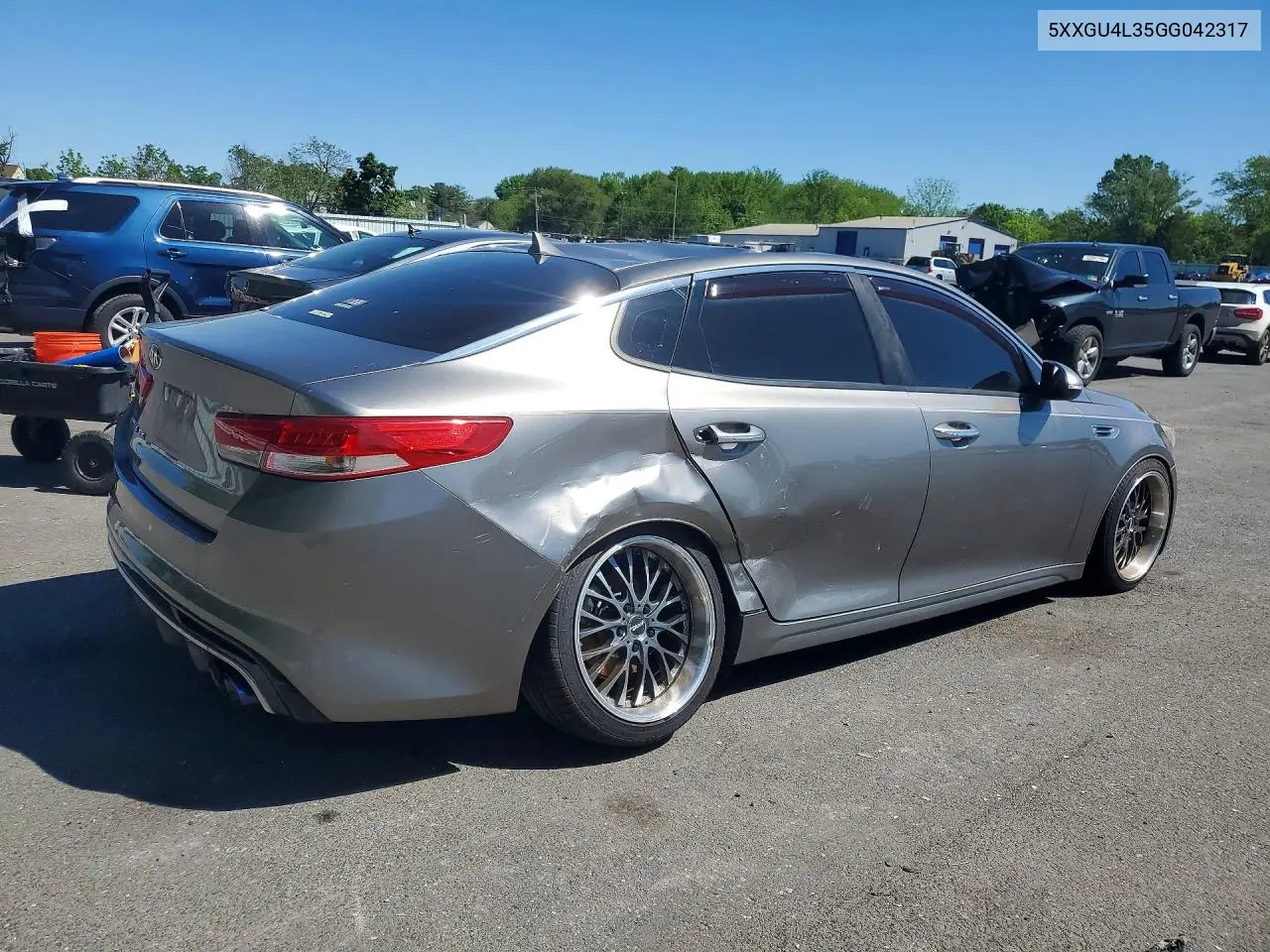 5XXGU4L35GG042317 2016 Kia Optima Ex
