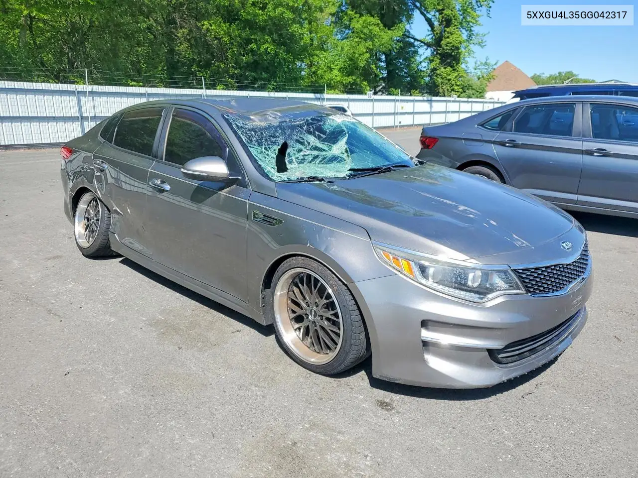 5XXGU4L35GG042317 2016 Kia Optima Ex