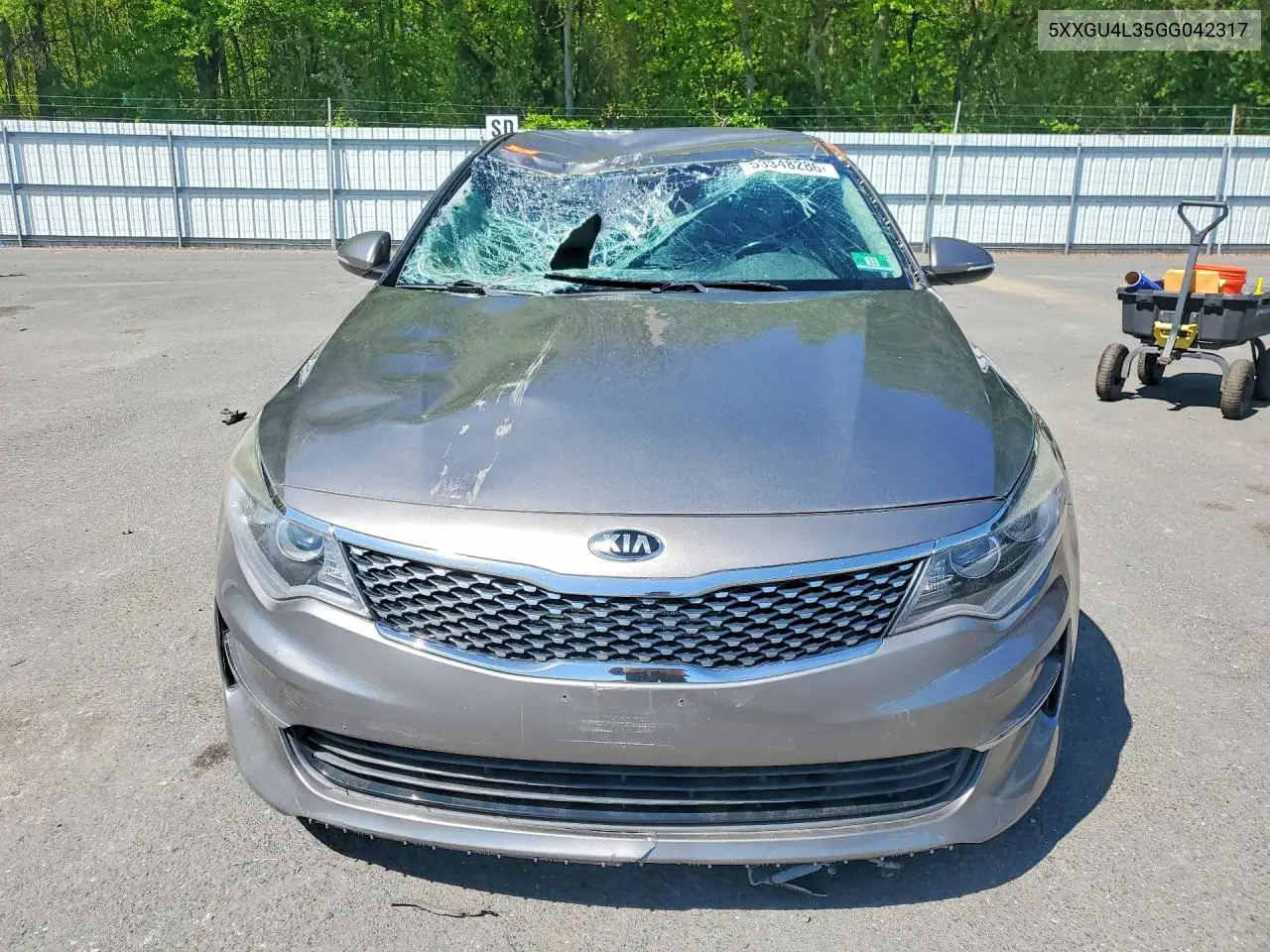 5XXGU4L35GG042317 2016 Kia Optima Ex