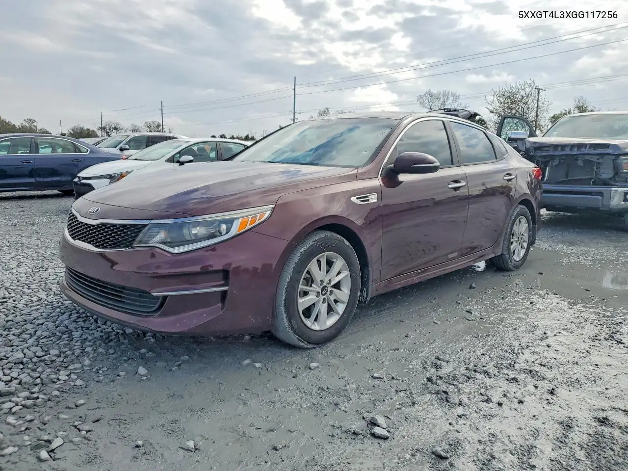 5XXGT4L3XGG117256 2016 Kia Optima Lx