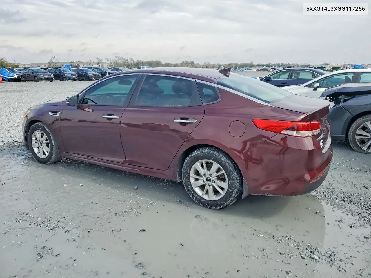 5XXGT4L3XGG117256 2016 Kia Optima Lx