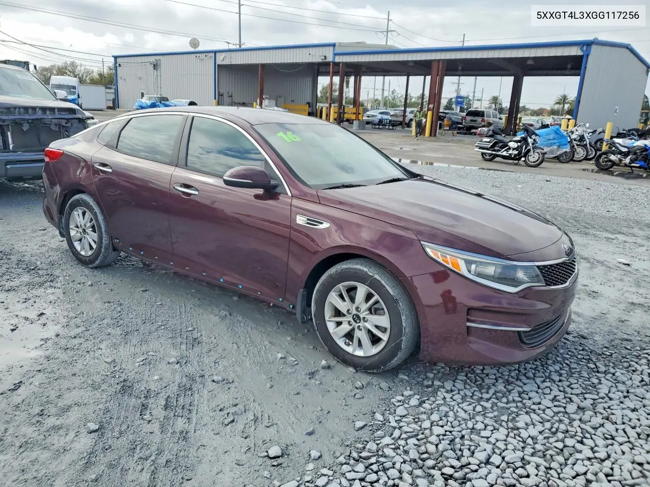5XXGT4L3XGG117256 2016 Kia Optima Lx