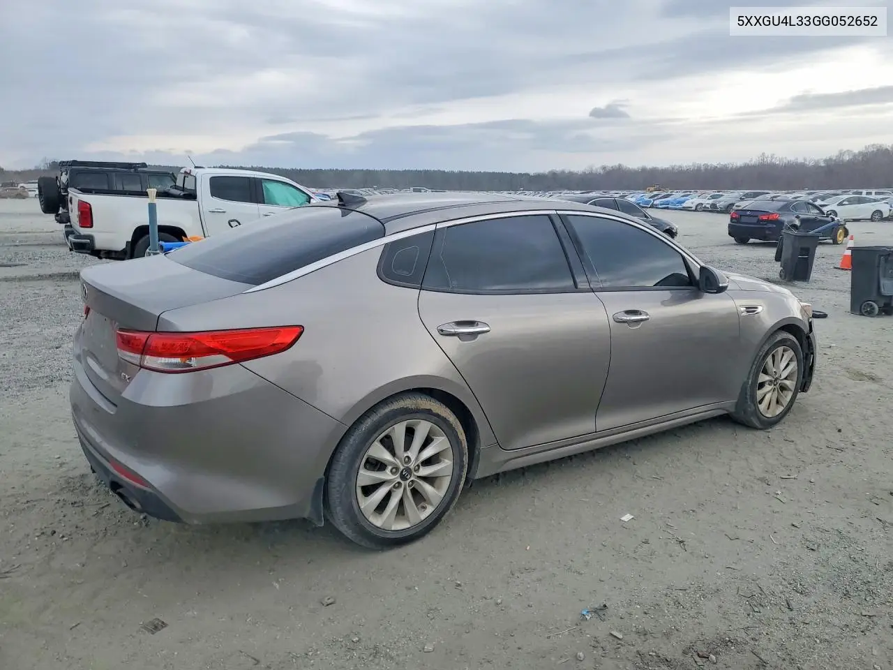5XXGU4L33GG052652 2016 Kia Optima Ex