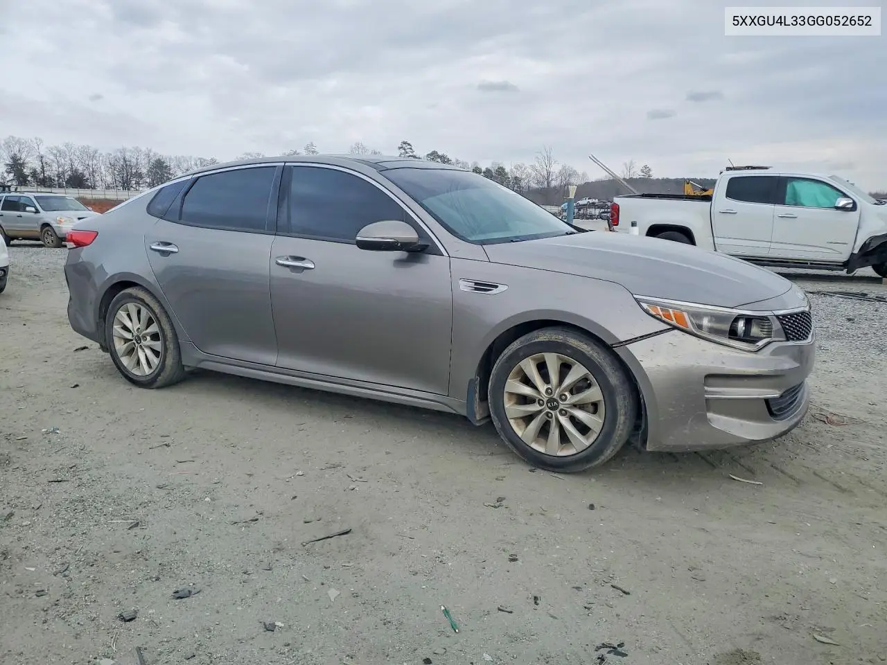 5XXGU4L33GG052652 2016 Kia Optima Ex