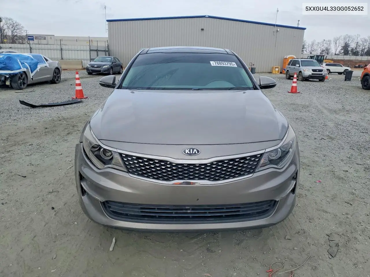 5XXGU4L33GG052652 2016 Kia Optima Ex