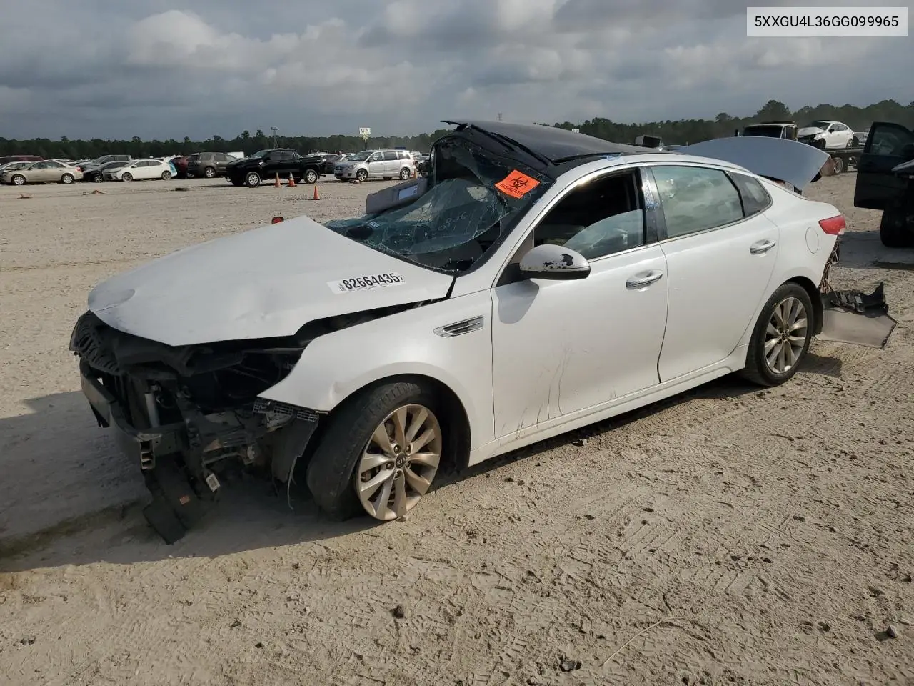 5XXGU4L36GG099965 2016 Kia Optima Ex