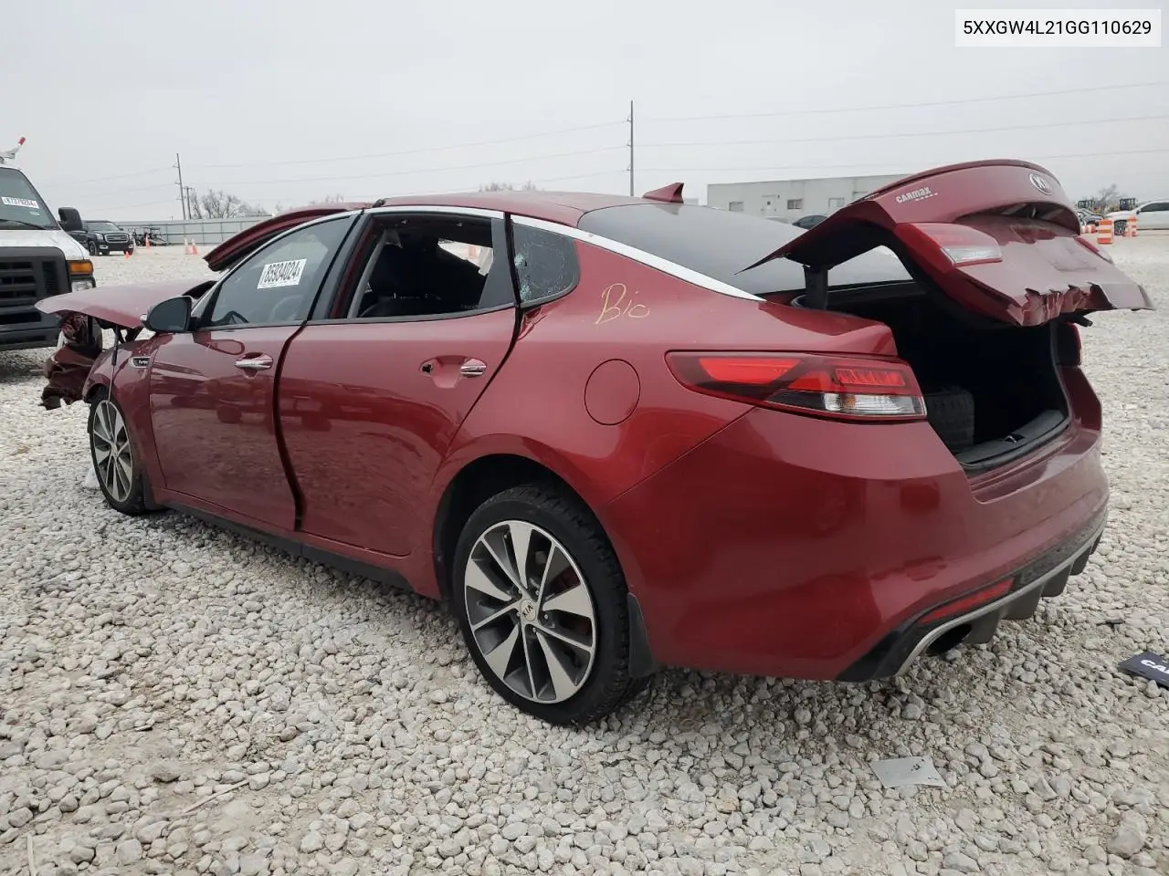 5XXGW4L21GG110629 2016 Kia Optima Sx