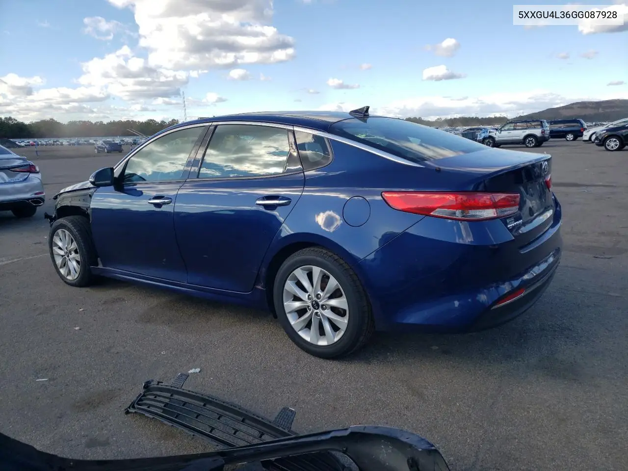 5XXGU4L36GG087928 2016 Kia Optima Ex