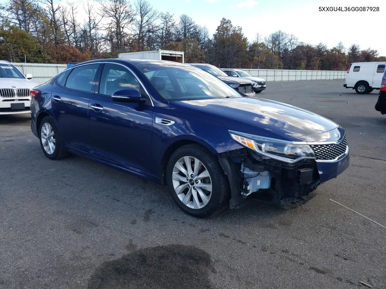 5XXGU4L36GG087928 2016 Kia Optima Ex