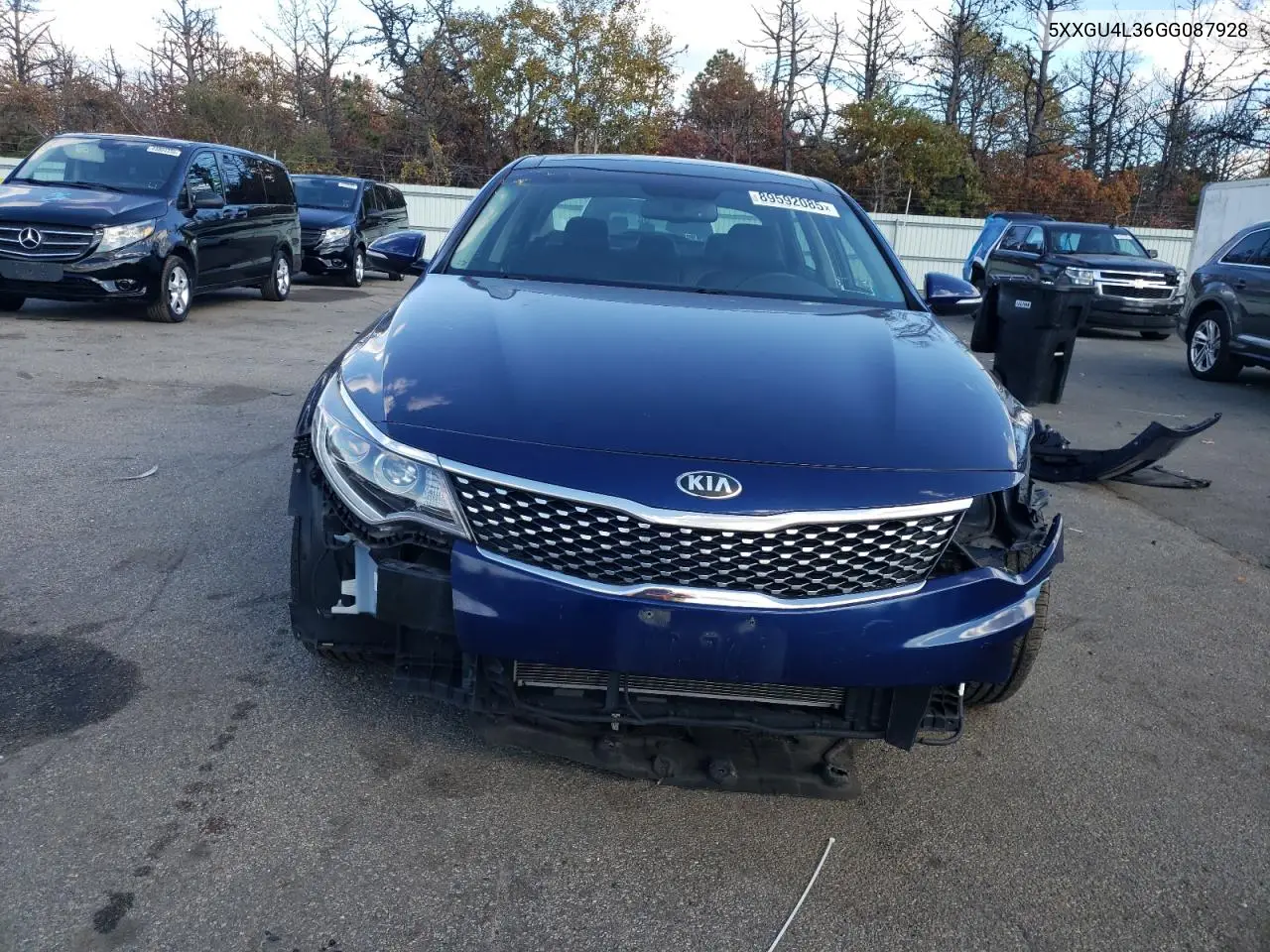 5XXGU4L36GG087928 2016 Kia Optima Ex