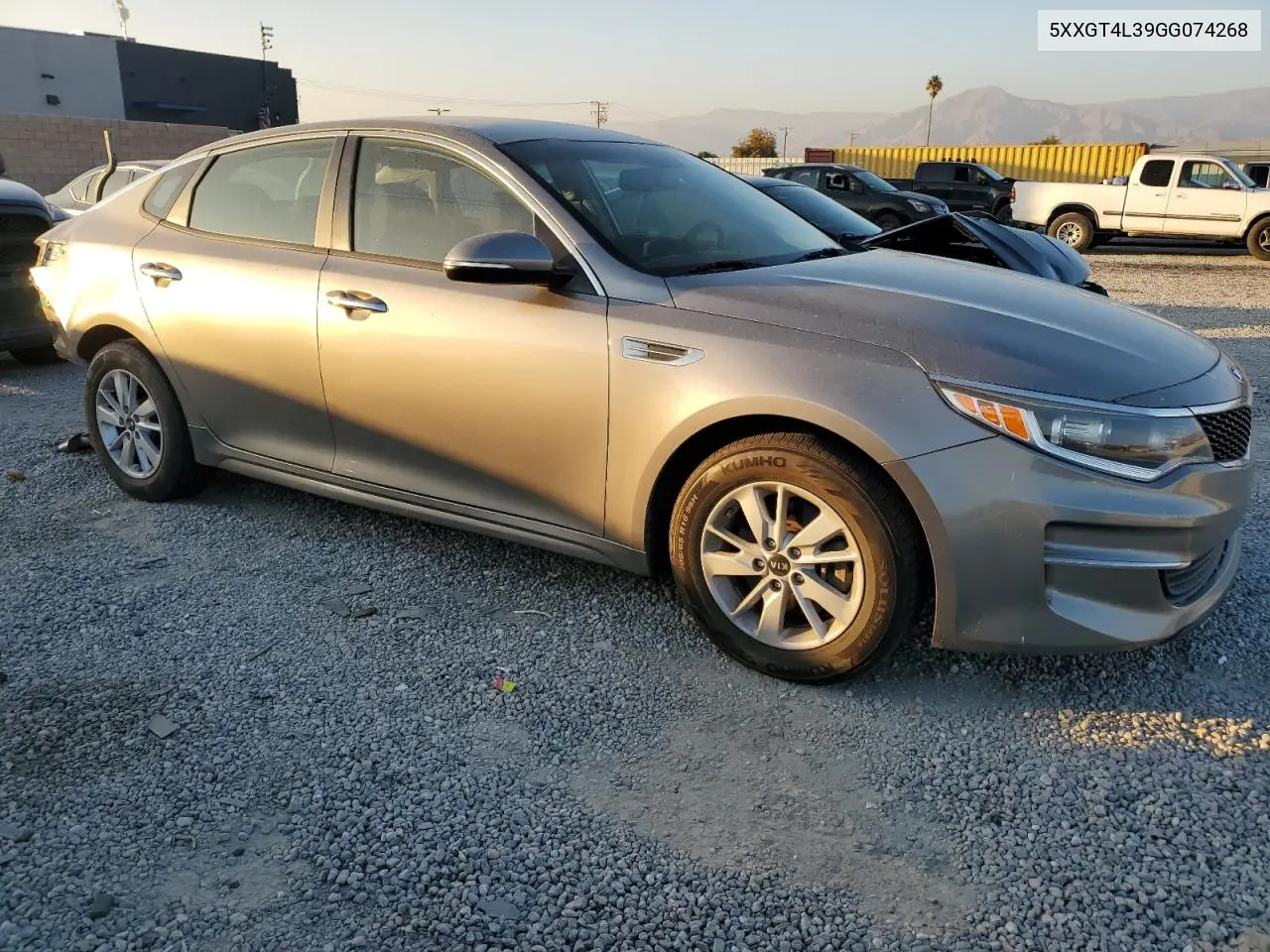 5XXGT4L39GG074268 2016 Kia Optima Lx