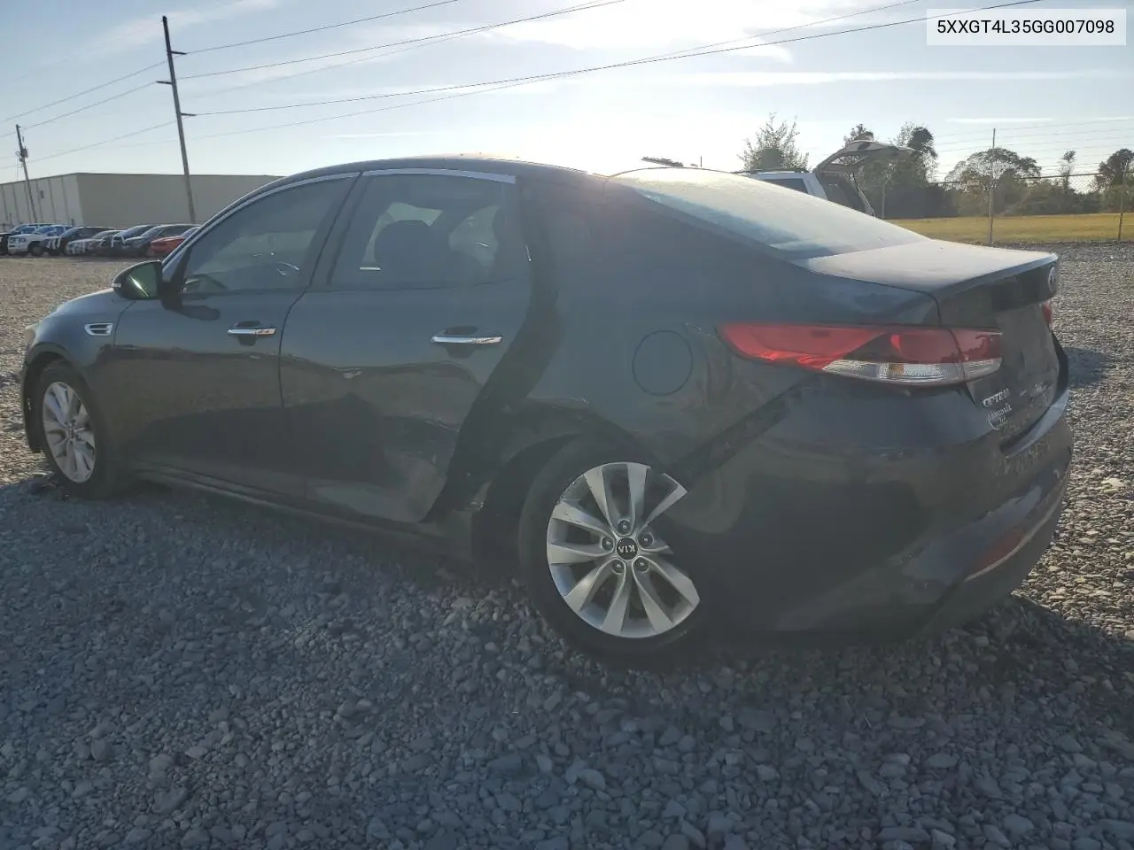 5XXGT4L35GG007098 2016 Kia Optima Lx