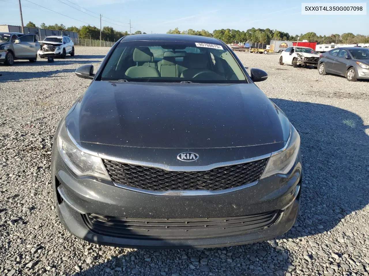 5XXGT4L35GG007098 2016 Kia Optima Lx