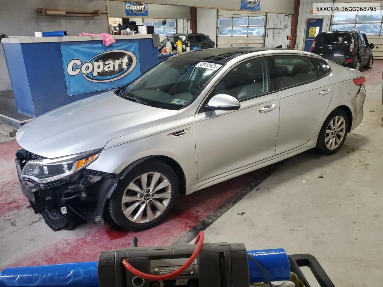 5XXGU4L36GG068795 2016 Kia Optima Ex