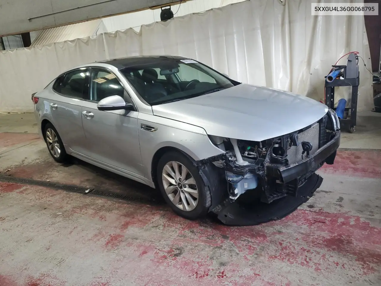 5XXGU4L36GG068795 2016 Kia Optima Ex