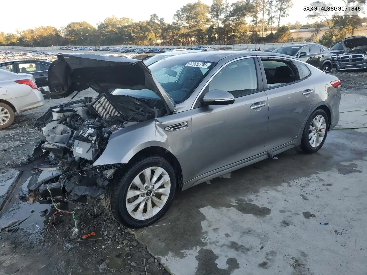 5XXGT4L38GG071846 2016 Kia Optima Lx