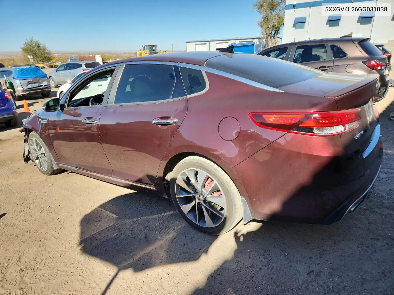 5XXGV4L26GG031038 2016 Kia Optima Sxl