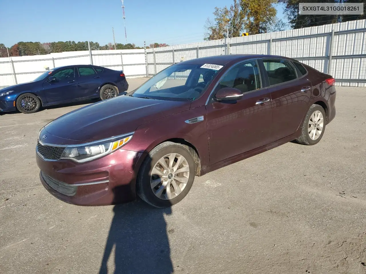 5XXGT4L31GG018261 2016 Kia Optima Lx