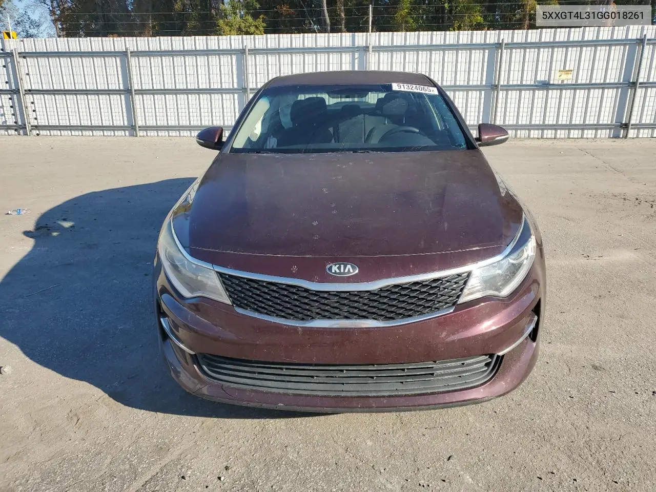 5XXGT4L31GG018261 2016 Kia Optima Lx