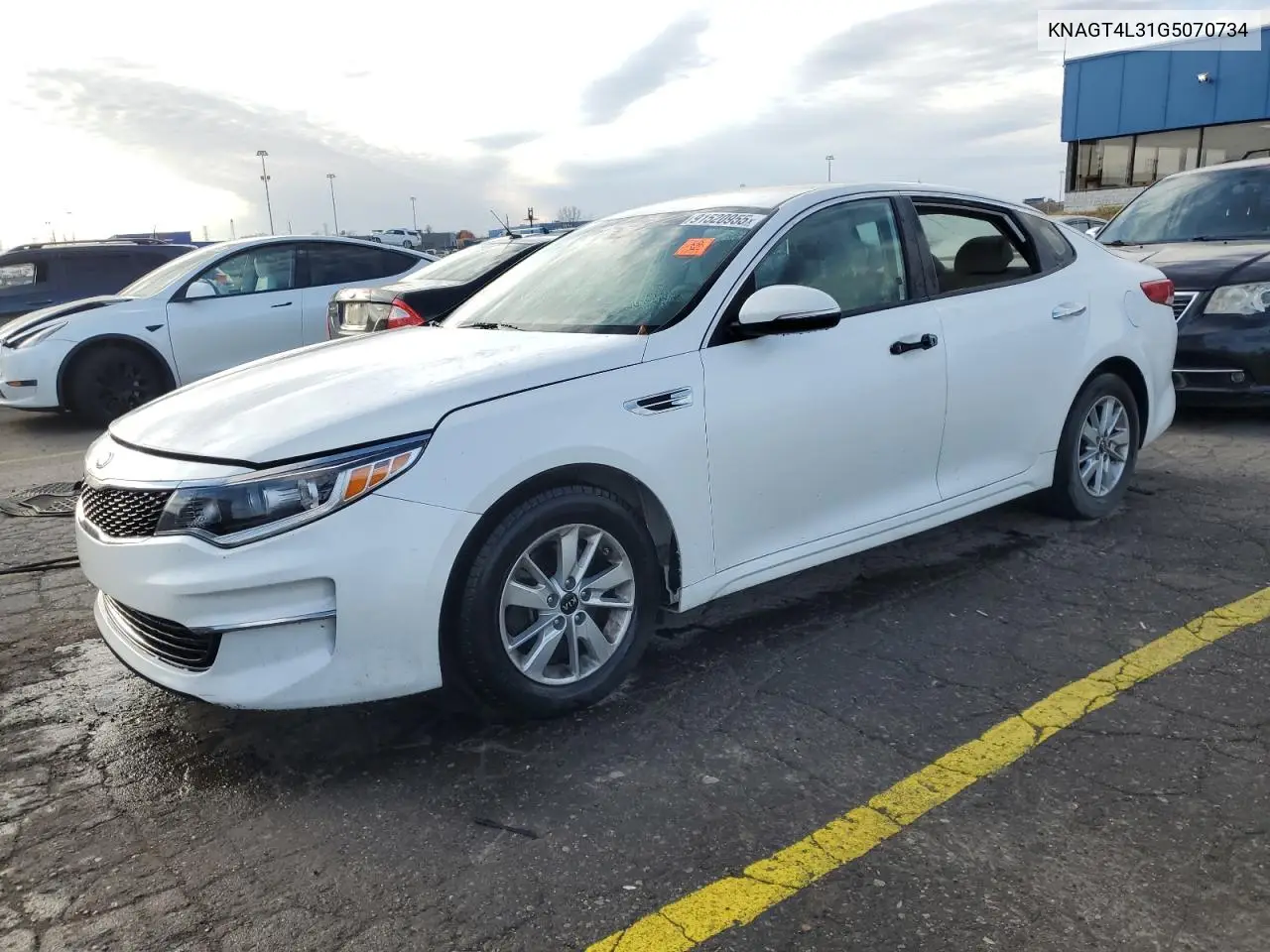 KNAGT4L31G5070734 2016 Kia Optima Lx