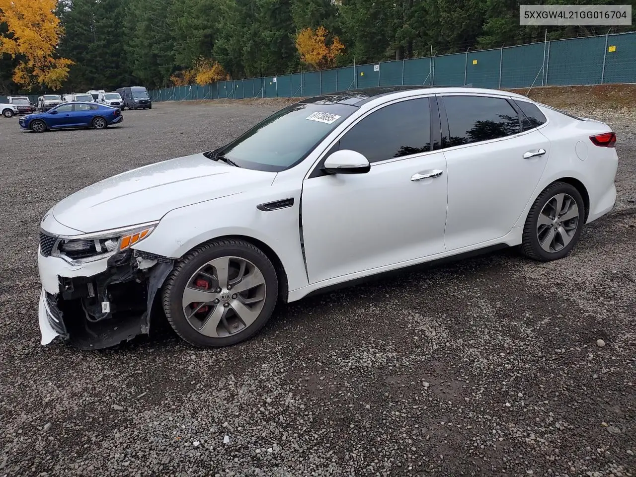 5XXGW4L21GG016704 2016 Kia Optima Sx