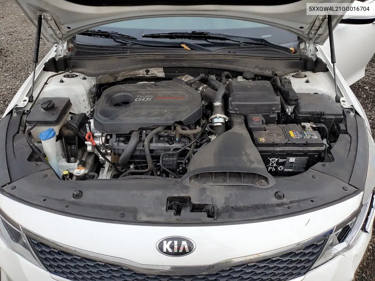 5XXGW4L21GG016704 2016 Kia Optima Sx