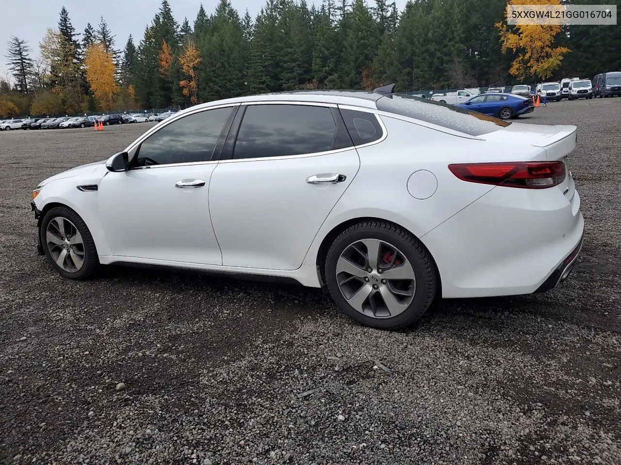 5XXGW4L21GG016704 2016 Kia Optima Sx