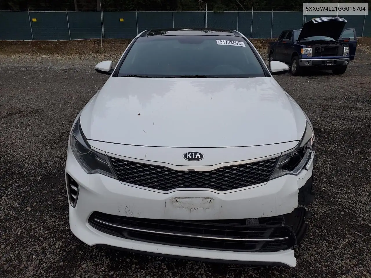 5XXGW4L21GG016704 2016 Kia Optima Sx