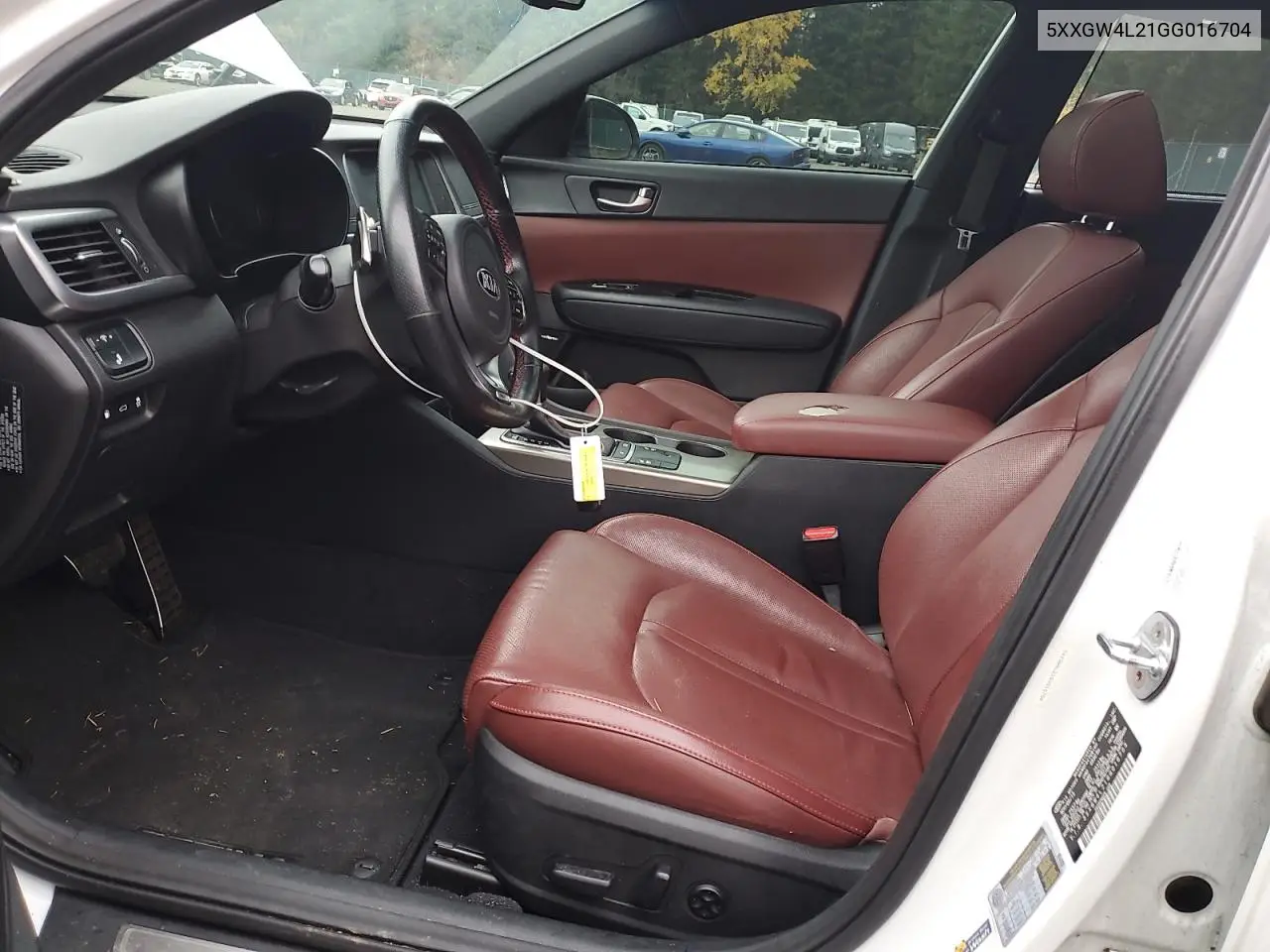 5XXGW4L21GG016704 2016 Kia Optima Sx
