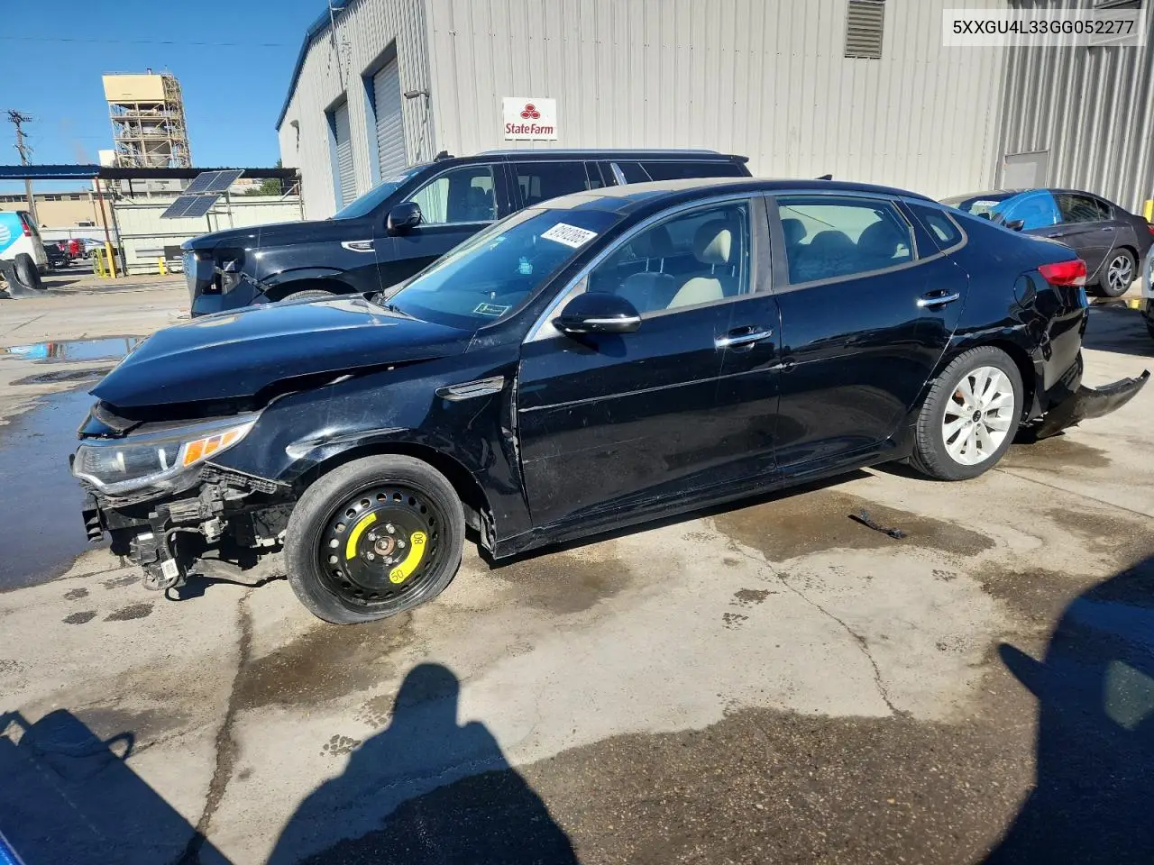 5XXGU4L33GG052277 2016 Kia Optima Ex