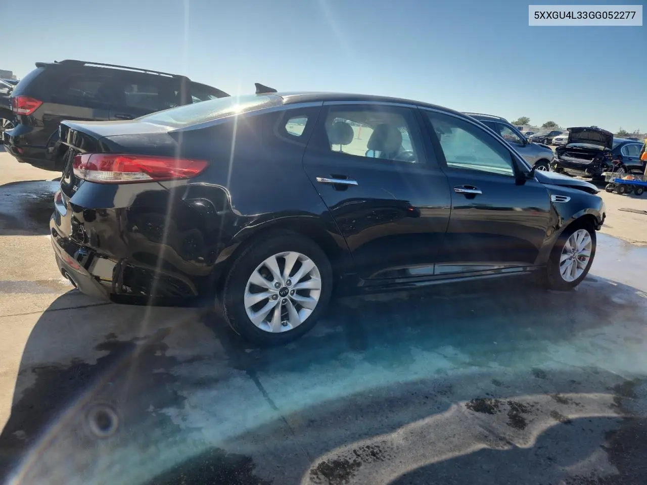 5XXGU4L33GG052277 2016 Kia Optima Ex