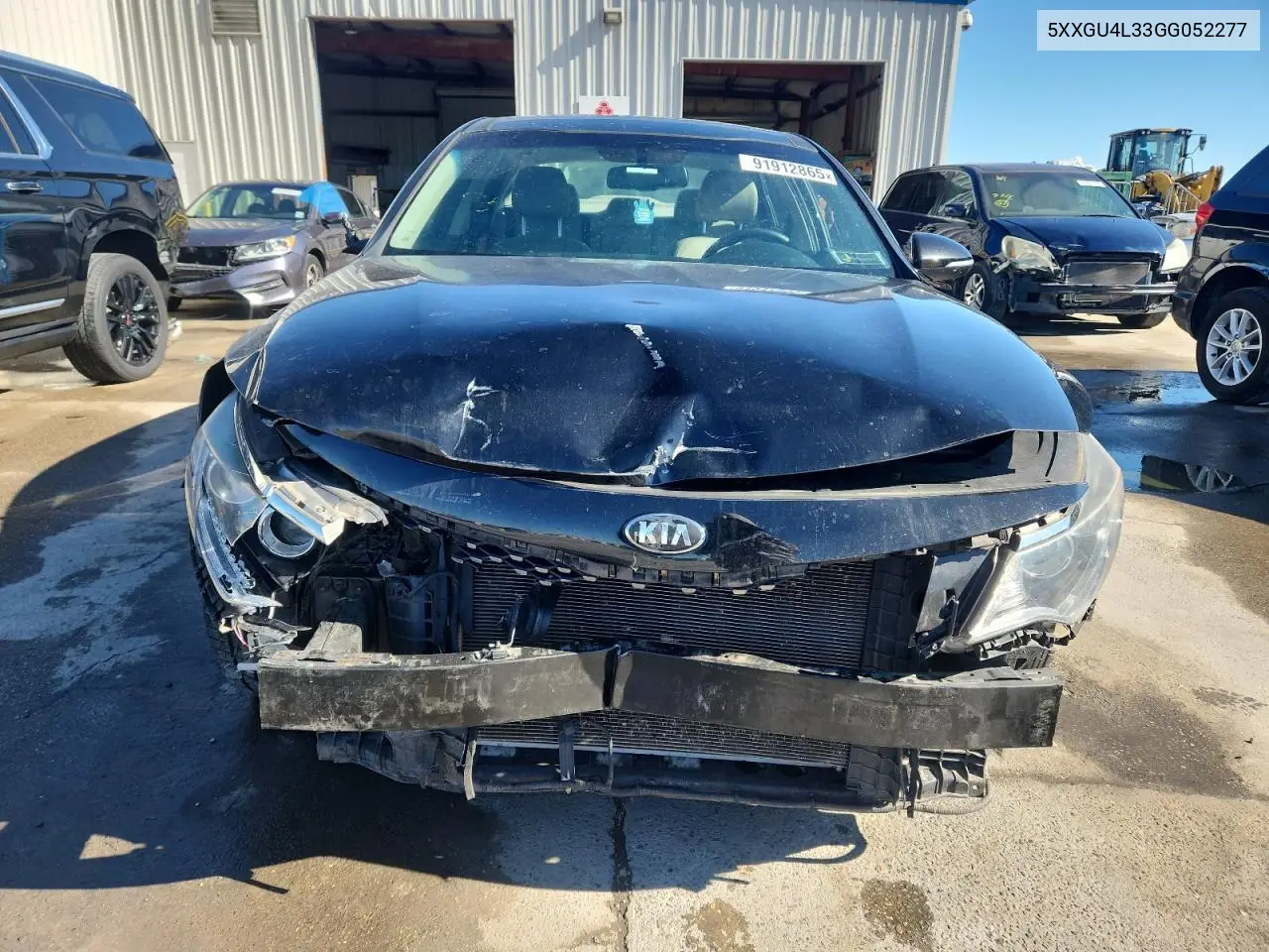 5XXGU4L33GG052277 2016 Kia Optima Ex